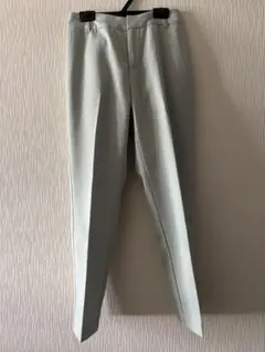 ur’sミントグリーン スラックス 後ろポケット付き