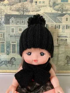 ⑬-1メルちゃんニット帽子　単品