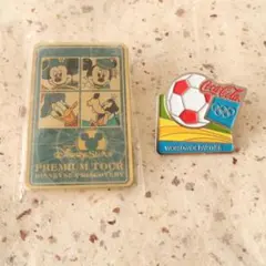 セール！ ディズニープレミアムツアー、コカ・コーラオリンピック　ピンバッチセット