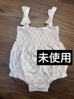 GAP ロンパース　ピンク　リボン付き　3〜6ヶ月
