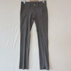 LASUD ラシュッド 日本製 スリムパンツ チャコールグレー 9号　Ｓ相当のサムネイル