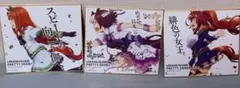 金箔押しサイン１枚 ウマ娘 プリティーダービー ミニ色紙 ノーマル2枚 計３枚