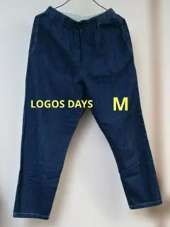 LOGOS DAYS ダークブルーカジュアルパンツ