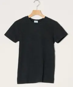 組曲（KUMIKYOKU )背面パール付きリブ半袖Tシャツ ブラック　3
