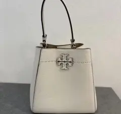 Tory Burch トリーバーチ マックグロー スモールバケット アイボリー