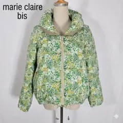 marie claire bis リバーシブルダウンジャケット 小花柄×カーキのサムネイル