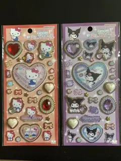 正規品 キラキラジュエルシール ハローキティ クロミ セット サンリオ