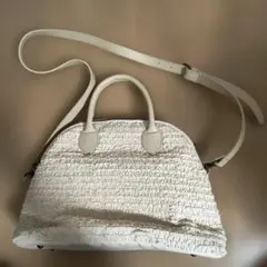 ピンクハウスオフホワイト フリルショルダーバッグ（新品、未使用）