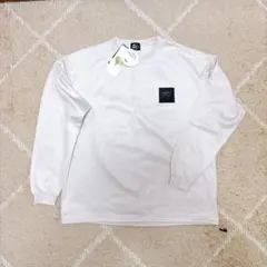 新品タグ付き CAMP7 キャンプセブン 長袖Tシャツ ロンT L 白 メンズ