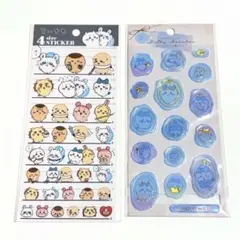 【2枚セット】 ちいかわ シール 4サイズステッカー メルティシュシュ