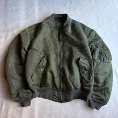 MA-1 USA製　アルファインダストリーズ　グランドクルー　Lサイズ　90s