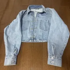 【ZARA】 デニムジャケット Gジャン ショート丈 デニム