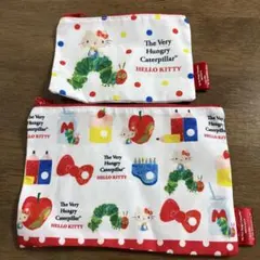 ハローキティ はらぺこあおむし ポーチセット
