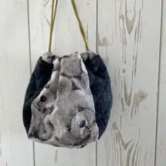 ハンドメイド　巾着袋