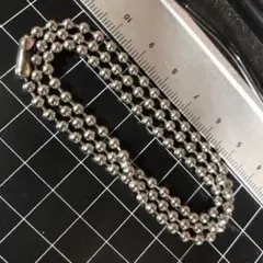 ニッケル製★35センチ★ネックレスボールチェーン