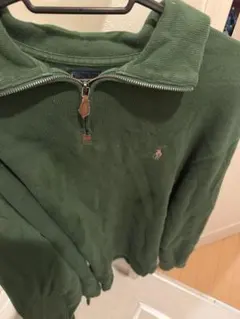 Polo by Ralph Lauren ハーフジップ ニット グリーン M