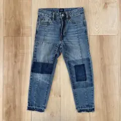 GAP キッズ デニムパンツ 110 パッチワーク風のサムネイル
