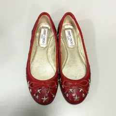 リボン フラットシューズ