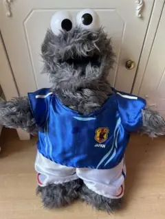 日本代表×セサミストリート クッキーモンスター ぬいぐるみ 2001 サッカー 日本代表×セサミストリート クッキーモンスター ぬいぐるみ 2001