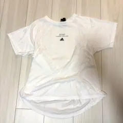adidas 半袖Tシャツ ホワイト　ヨガウェア　トレーニングウェア