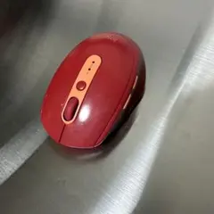 ジャンク　Logi ワイヤレスマウス レッド　M590