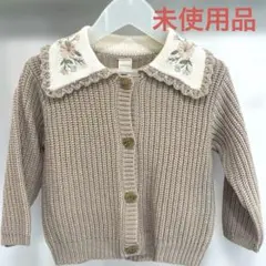 テータテート tete a tete くすみピンク カーディガン 90cm