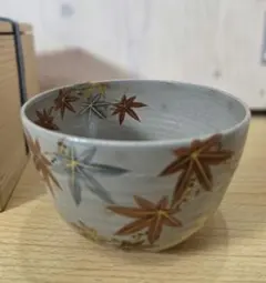 茶碗 色絵 青楓 加藤起楽 抹茶茶碗 抹茶碗 茶道具 抹茶 | Mercari