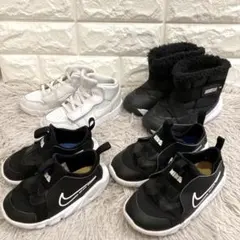 NIKE ナイキ キッズ スニーカー まとめ売り 4足 難あり