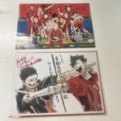 ハイキュー 映画 ゴミ捨て場の決戦 入場者特典 描き下ろしビジュアルボード