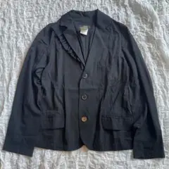 極美品】ミハラヤスヒロ✖️GU ノーカラージャケット ブラック - メルカリ