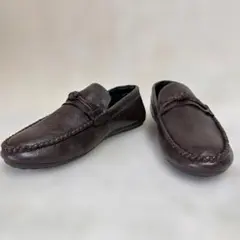 h*g様 26cm 新品 軽い ローファー スリッポン ダークブラウン 普段履き