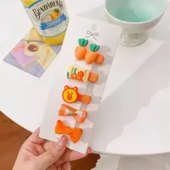 カラフルなヘアピンセット 5個