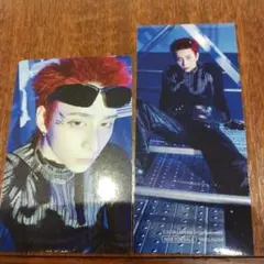 INI THE VIEW通常盤 セルカ トレカ ステッカー 2枚セット 西洸人