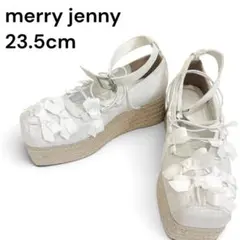 merry jenny ribbon balletジュートウェッジサンダル　Mのサムネイル