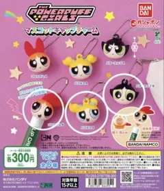 パワーパフ ガールズ マスコットキャップチャーム　Bセット