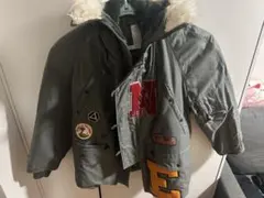 ファー付きフード ミリタリージャケット