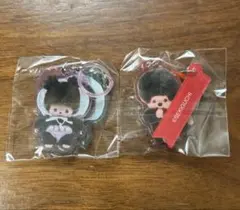 モンチッチ ガチャ　２連アクリルめじるしチャーム　ベビチッチ　2個セット
