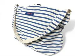 NIMES ニーム ナイロン2wayショルダーバッグ 美品 マリンナチュラルのサムネイル