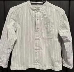 値下げ！無印良品　長袖　スタンドカラーシャツ　130