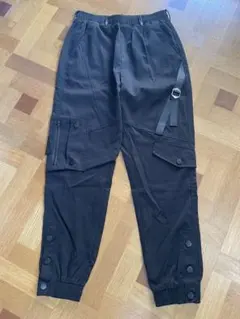 カーゴパンツ　黒のサムネイル