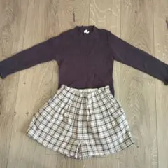 Samansa Mos2 Lagom 110 トップス＆ショートパンツセット