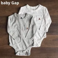 baby GAP オーガニックコットンロンパース 2枚セット