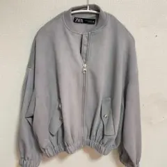 ZARA フェイクスエード　ブルゾン