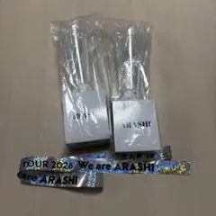 ARASHI ペンライト 2個セット　銀テープ付き