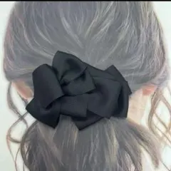 卒園卒業式にピッタリなリボンのバレッタ