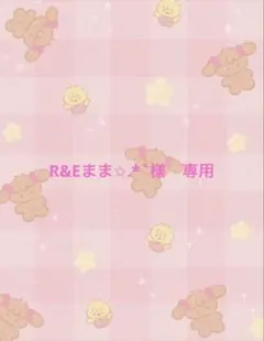 R&Eまま✩.*˚様　専用ページ