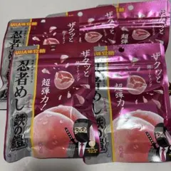 忍者めし 鉄の鎧 ピーチ味 未開封 5袋