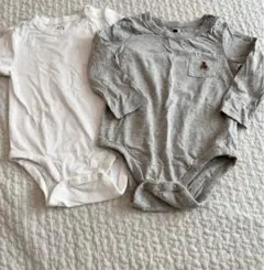 babygap GAP ロンパース　ホワイト　グレー　12〜18month