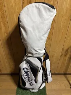 Cleveland Golf キャディバッグ ホワイト ブラック - メルカリ