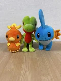 ポケモン ぬいぐるみ ホウエン御三家　アチャモ　キモリ　ミズゴロウ　まとめ売り